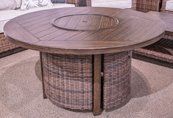 Monterey Point Outdoor Fire Pit Table - Furniture 4 Less Outlet (Salinas,CA)