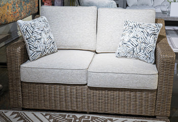 Laguna Heights Outdoor Loveseat with Cushion - Furniture 4 Less Outlet (Salinas,CA)