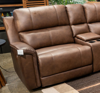Bleckley Power Reclining Sectional Loveseat - Furniture 4 Less Outlet (Salinas,CA)