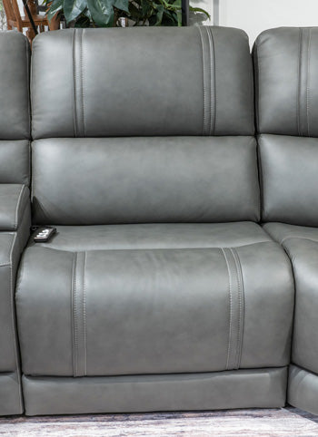 5Z - Pittson Power Reclining Sectional - Furniture 4 Less Outlet (Salinas,CA)