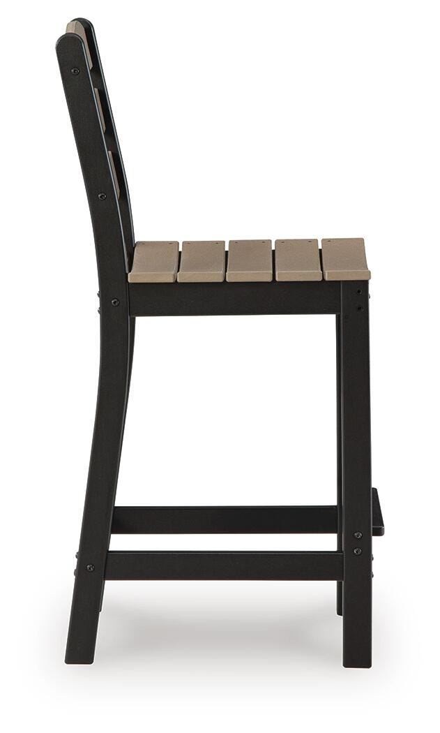 Shoreline Beach Outdoor Counter Table and 2 Barstools