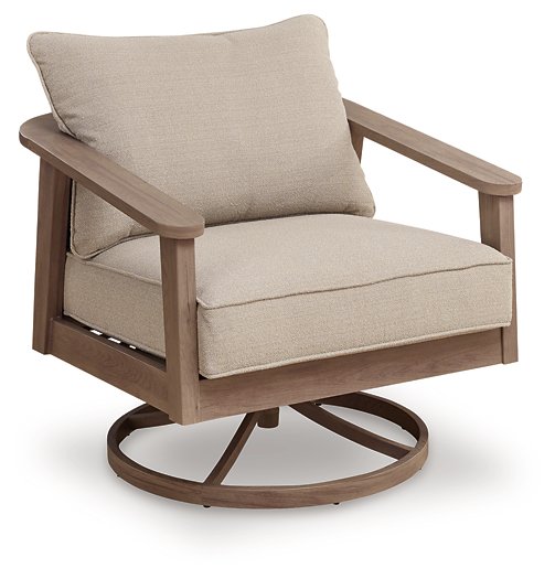 Harmony Headlands Outdoor Swivel Lounge with Cushion - Furniture 4 Less Outlet (Salinas,CA)