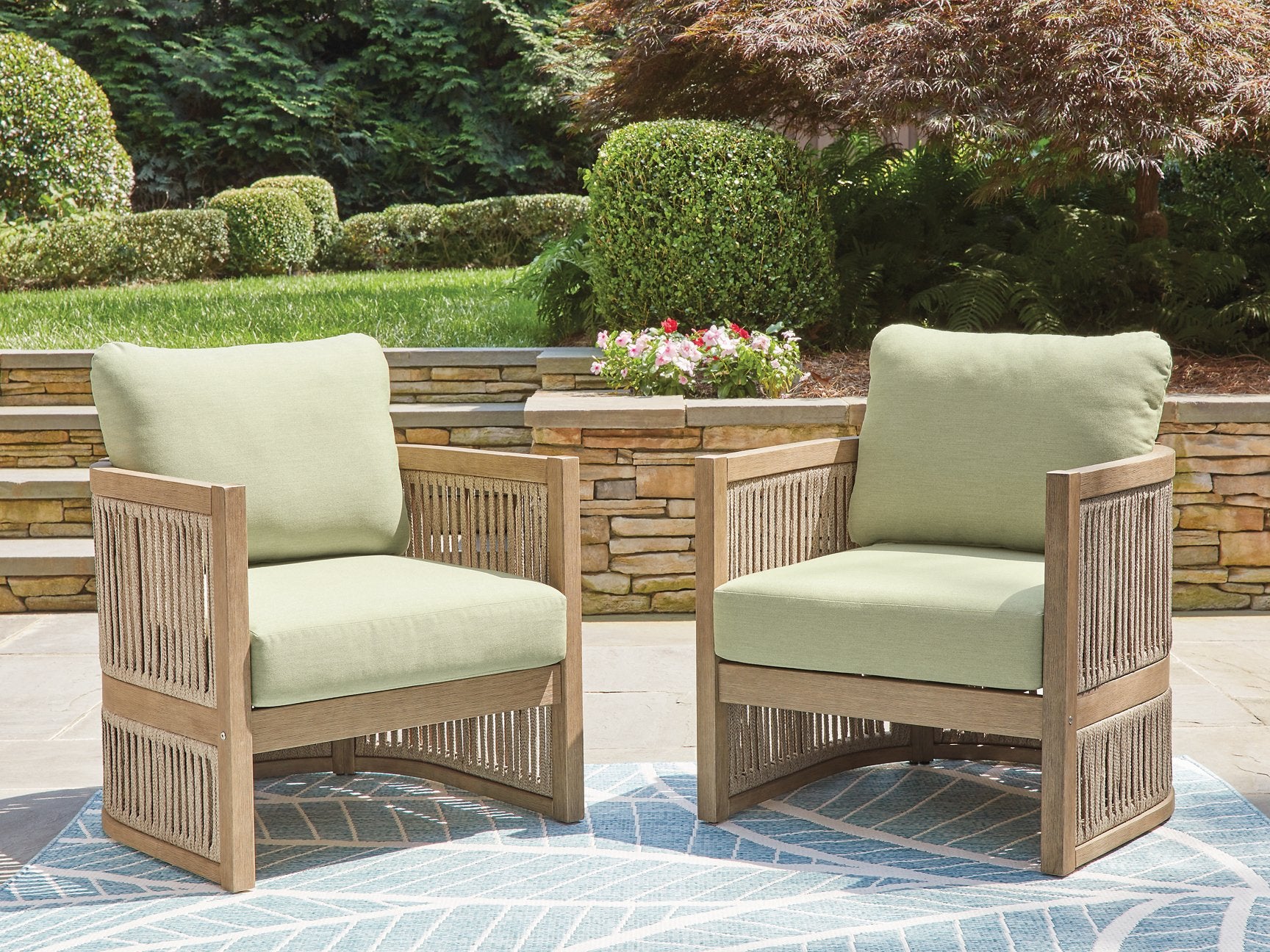 Serena Shores Outdoor Lounge Chair (Set of 2) - Furniture 4 Less Outlet (Salinas,CA)