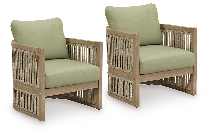 Serena Shores Outdoor Lounge Chair (Set of 2) - Furniture 4 Less Outlet (Salinas,CA)