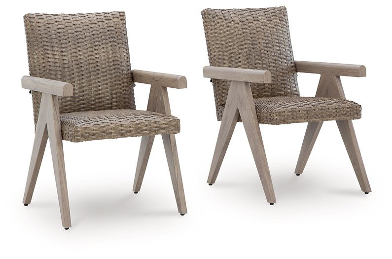 Cliff Trails Outdoor Arm Chair (Set of 2) - Furniture 4 Less Outlet (Salinas,CA)