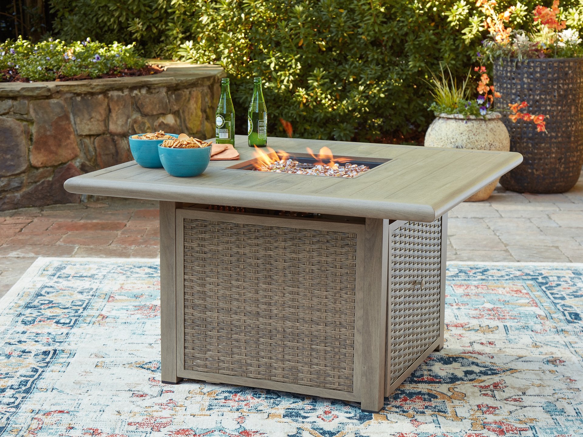 Cliff Trails Fire Pit Table - Furniture 4 Less Outlet (Salinas,CA)