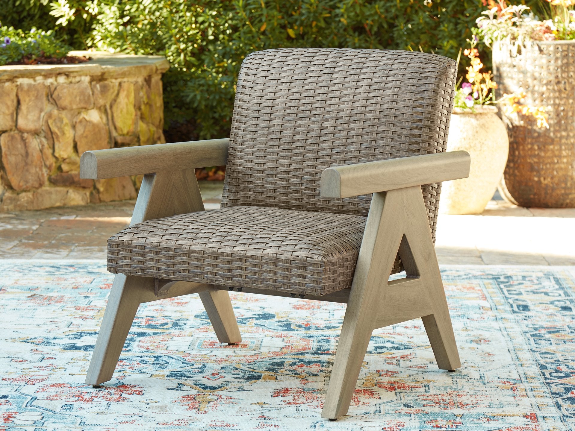 Cliff Trails Outdoor Rocking Lounge Chair - Furniture 4 Less Outlet (Salinas,CA)