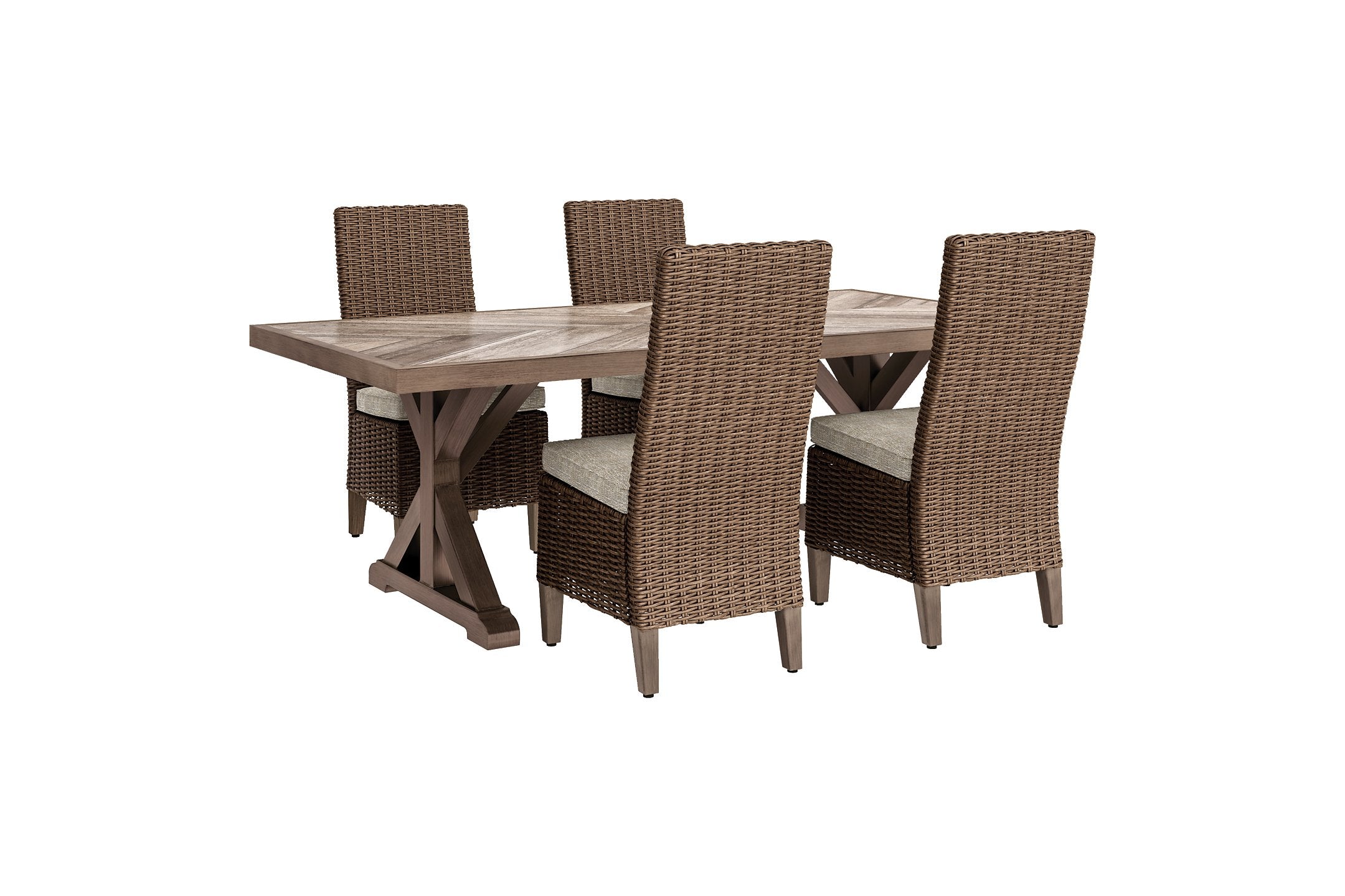 Beachcroft Outdoor Dining Set - Furniture 4 Less Outlet (Salinas,CA)