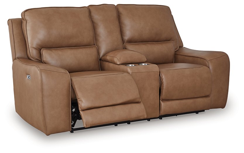 DeepWakes Power Reclining Loveseat with Console - Furniture 4 Less Outlet (Salinas,CA)