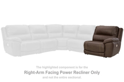 Dunleith Power Reclining Sectional Loveseat - Furniture 4 Less Outlet (Salinas,CA)