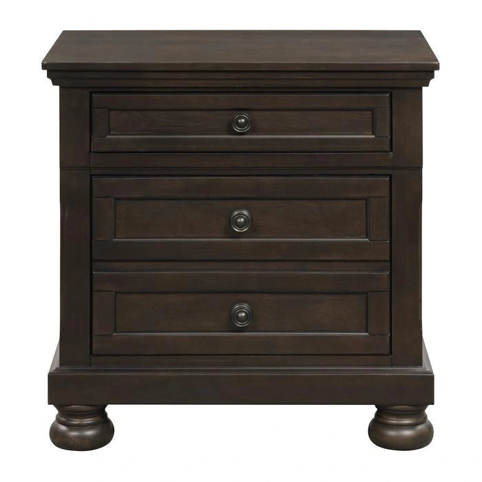 Begonia Nightstand in Gray 1718GY-4