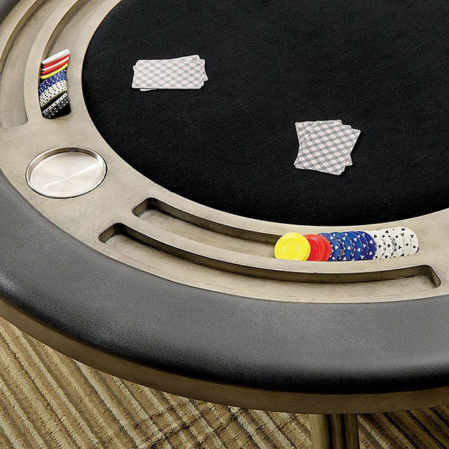 MELINA Gray Game Table - Furniture 4 Less Outlet (Salinas,CA)