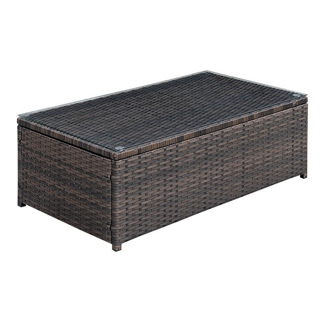 Ilona Brown/Beige Coffee Table - Furniture 4 Less Outlet (Salinas,CA)