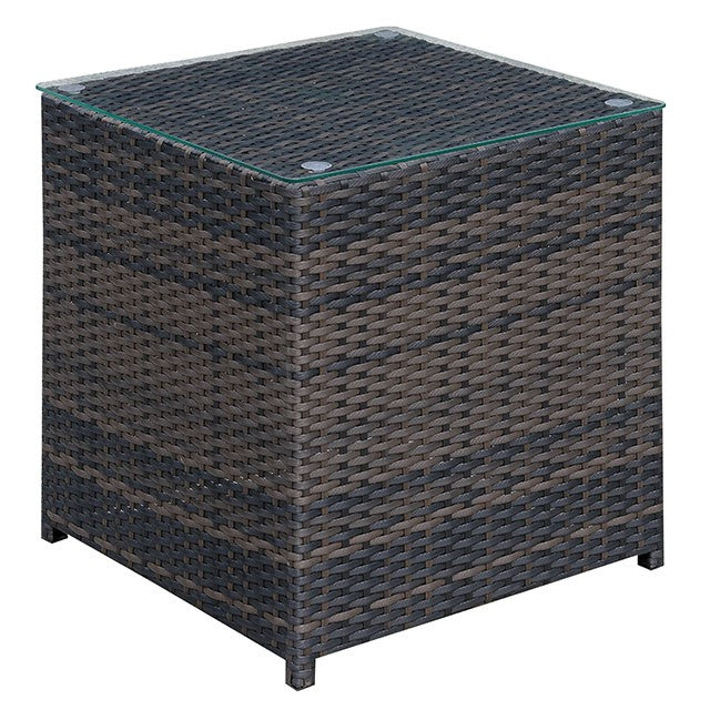 Ilona Brown/Beige End Table - Furniture 4 Less Outlet (Salinas,CA)
