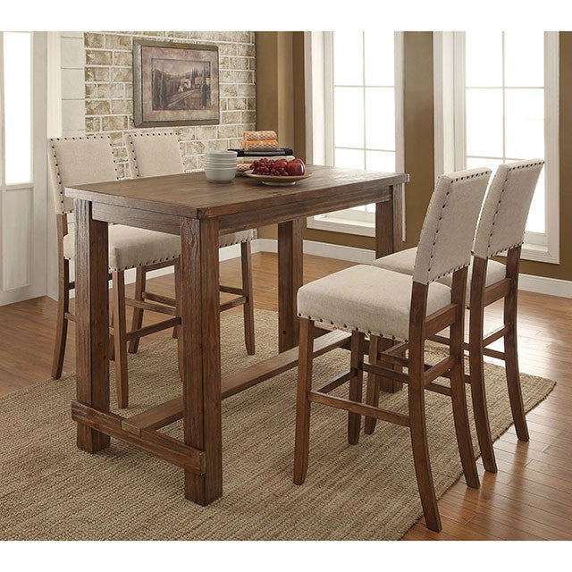 Sania 5 Pc Bar Table Set - Furniture 4 Less Outlet (Salinas,CA)