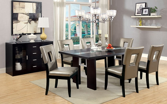 Luminar 7 Pc Dining Table Set - Furniture 4 Less Outlet (Salinas,CA)