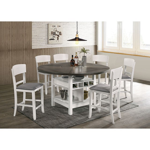 Stacie 7 PC Dining Table Set - Furniture 4 Less Outlet (Salinas,CA)
