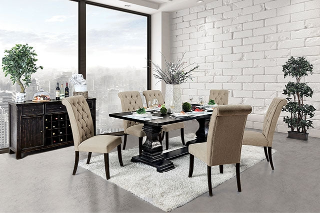 Nerissa 7 Pc Dining Table Set - Furniture 4 Less Outlet (Salinas,CA)