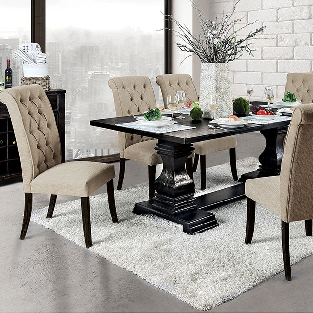 Nerissa 7 Pc Dining Table Set - Furniture 4 Less Outlet (Salinas,CA)