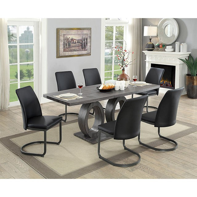 Saskia 7 Pc Dining Table Set - Furniture 4 Less Outlet (Salinas,CA)