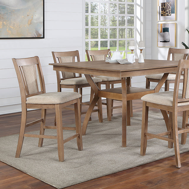 Upminster 7 Pc Counter Ht Table Set - Furniture 4 Less Outlet (Salinas,CA)