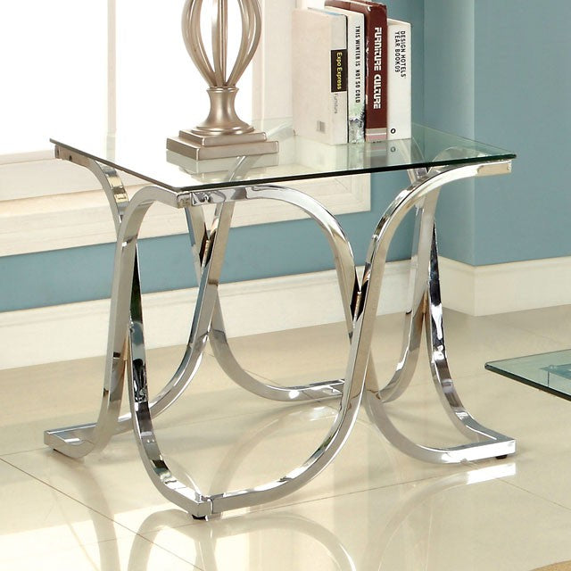 LUXA Chrome End Table - Furniture 4 Less Outlet (Salinas,CA)
