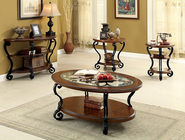 MAY Brown Cherry Coffee Table - Furniture 4 Less Outlet (Salinas,CA)