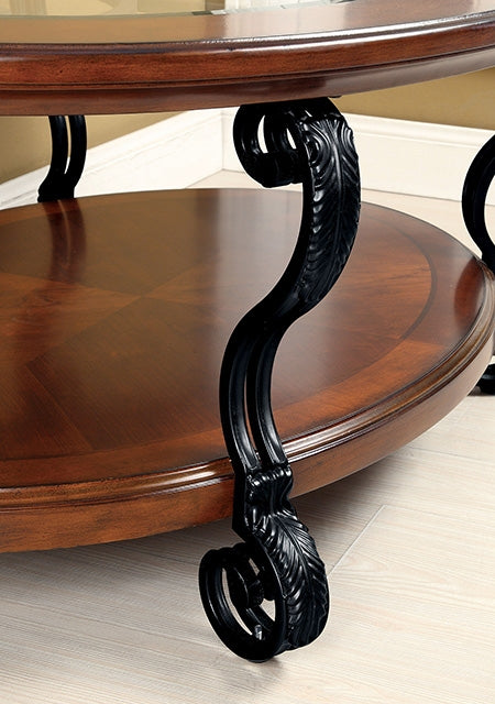 MAY Brown Cherry Coffee Table - Furniture 4 Less Outlet (Salinas,CA)