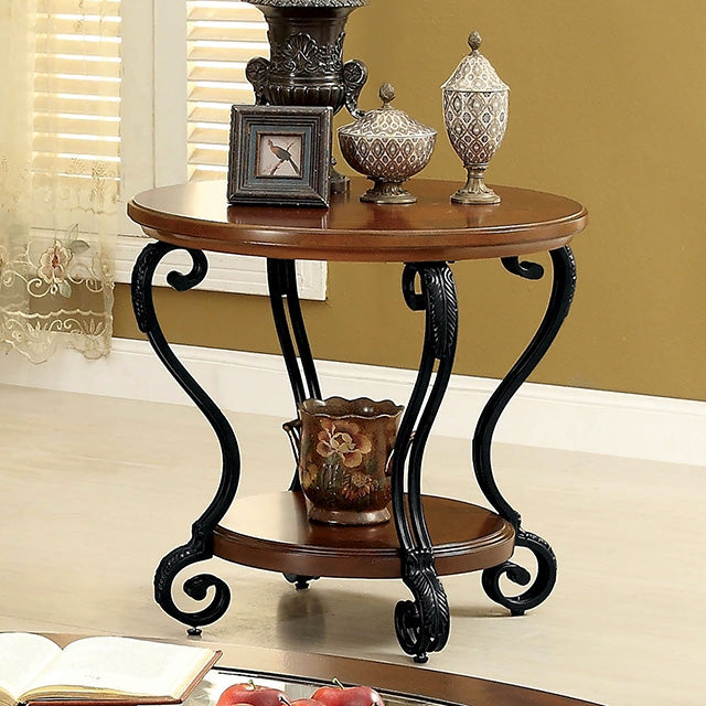 MAY Brown Cherry End Table - Furniture 4 Less Outlet (Salinas,CA)