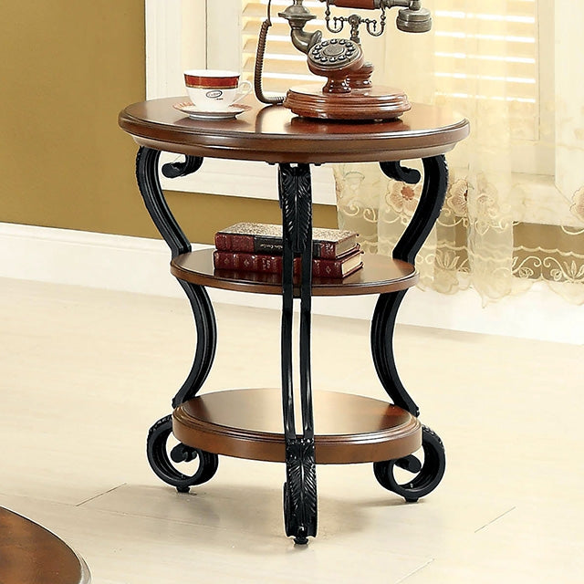 MAY Brown Cherry Side Table - Furniture 4 Less Outlet (Salinas,CA)