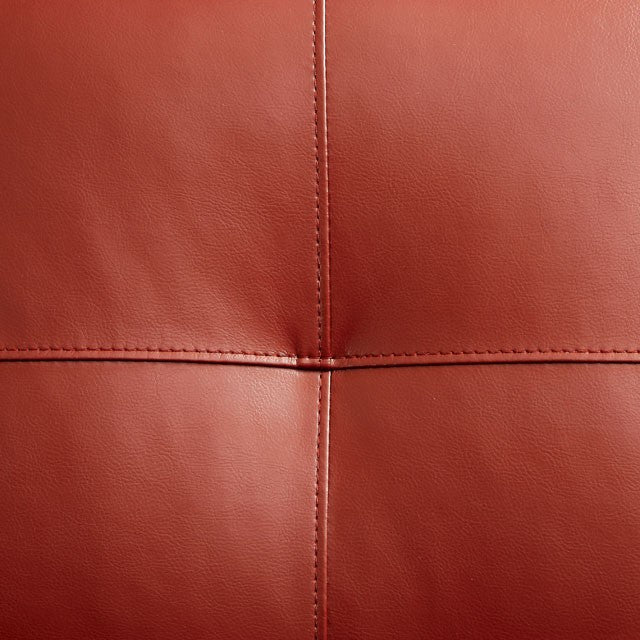 PEEVER Mahogany Red Sectional, Mahogany Red (K/D) - Furniture 4 Less Outlet (Salinas,CA)