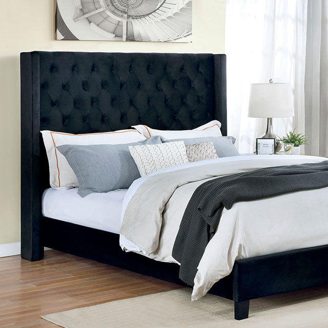 Ryleigh Bed Black, Grey, & Navy - Furniture 4 Less Outlet (Salinas,CA)