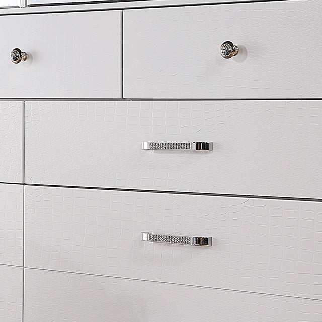 Brachium Queen Bedroom Set Silver