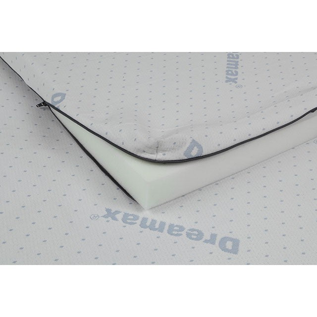 Ilene White Memory Foam Topper, E.King - Furniture 4 Less Outlet (Salinas,CA)