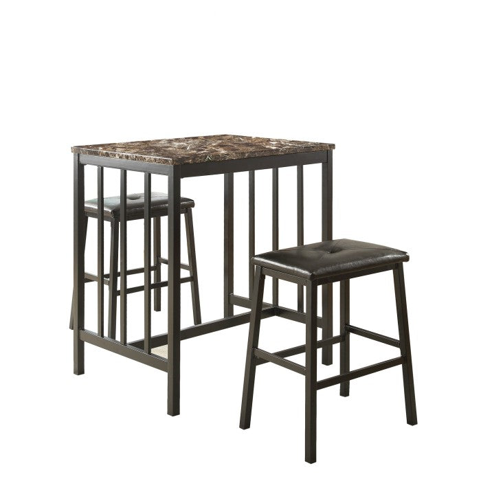 5106BK - 3-Piece Pack Counter Height Set - Furniture 4 Less Outlet (Salinas,CA)