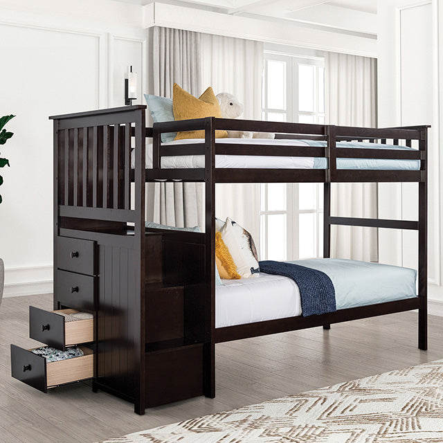 Ontario Twin/Twin Bunk Bed - Furniture 4 Less Outlet (Salinas,CA)