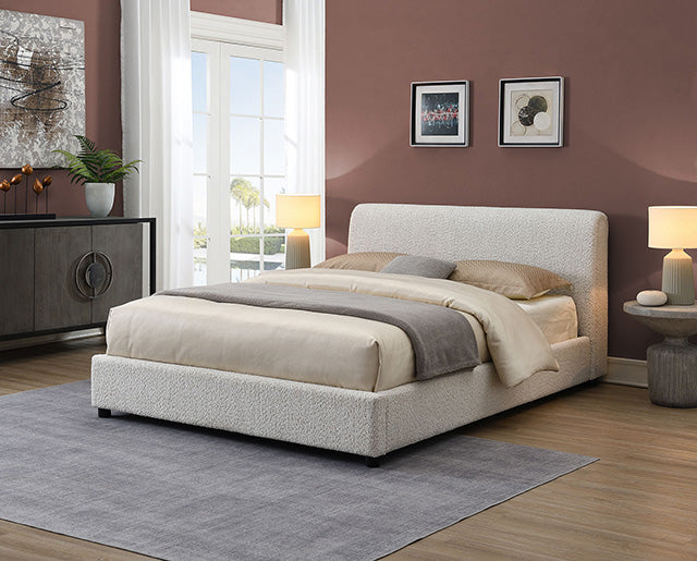 Vertham E.King, Full, & Queen Bed White & Black - Furniture 4 Less Outlet (Salinas,CA)