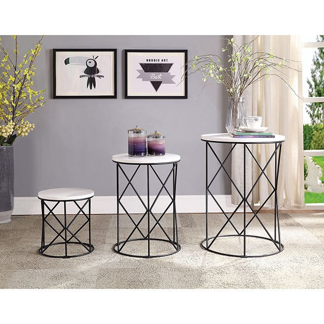Madyson 3 Pc. Nesting Table - Furniture 4 Less Outlet (Salinas,CA)