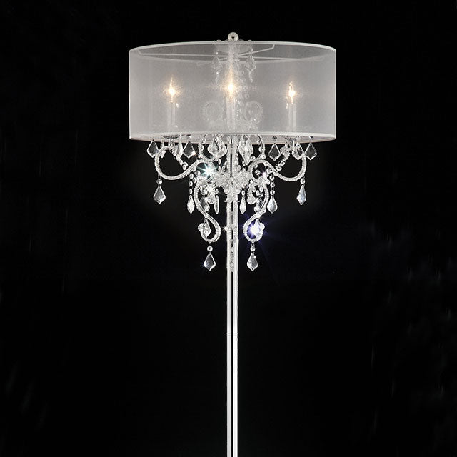 Rigel Silver 63"H Floor Lamp - Furniture 4 Less Outlet (Salinas,CA)