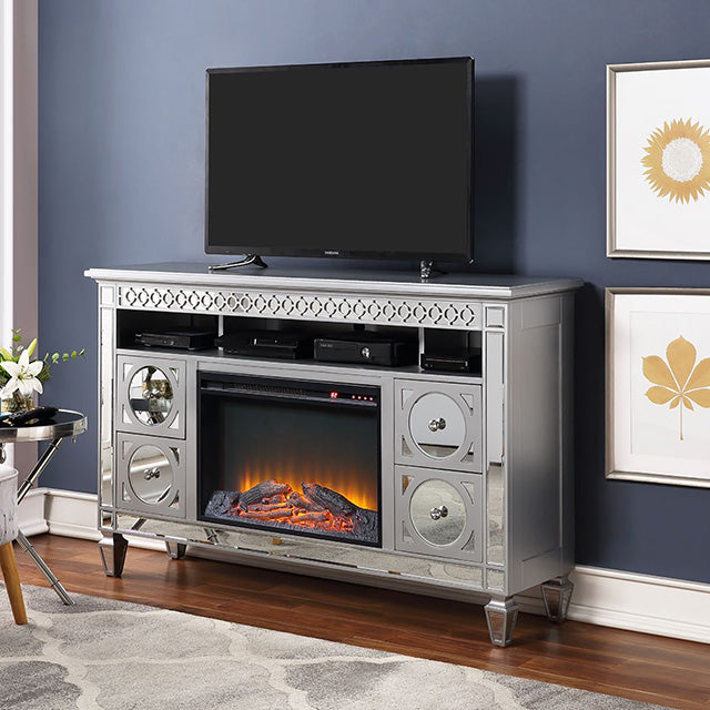 Sceptrum TV Stand w/ Fire Place - Furniture 4 Less Outlet (Salinas,CA)