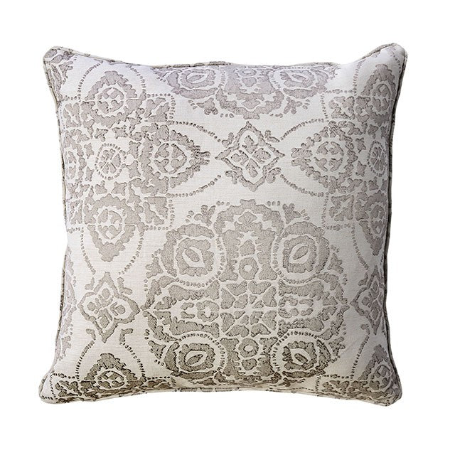 Joy Cream/Gray 20" X 20" Pillow, Cream & Gray (2/CTN) - Furniture 4 Less Outlet (Salinas,CA)