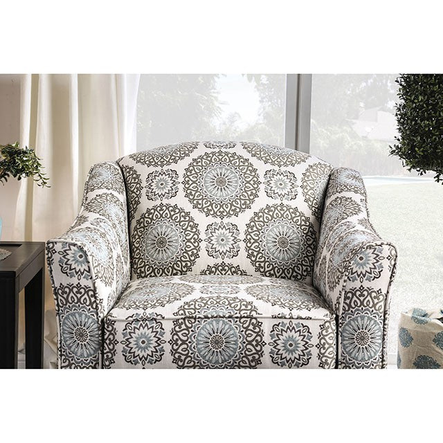 Misty Ivory/Pattern Floral Chair - Furniture 4 Less Outlet (Salinas,CA)