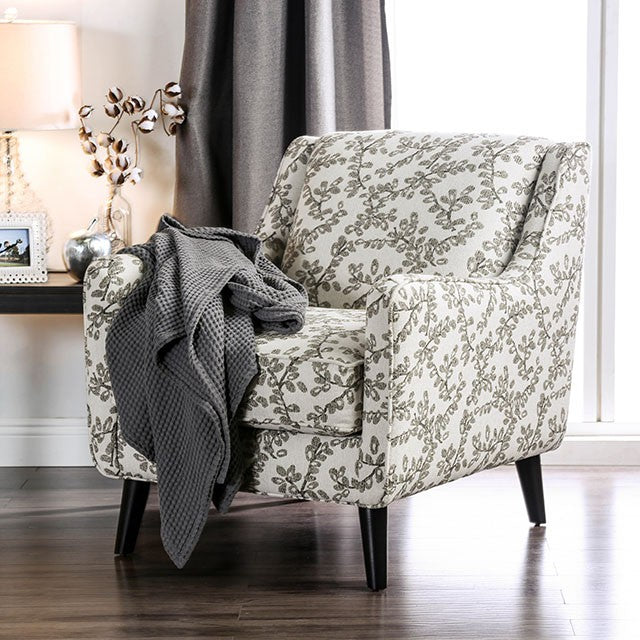 Dorset Ivory/Pattern Floral Chair - Furniture 4 Less Outlet (Salinas,CA)