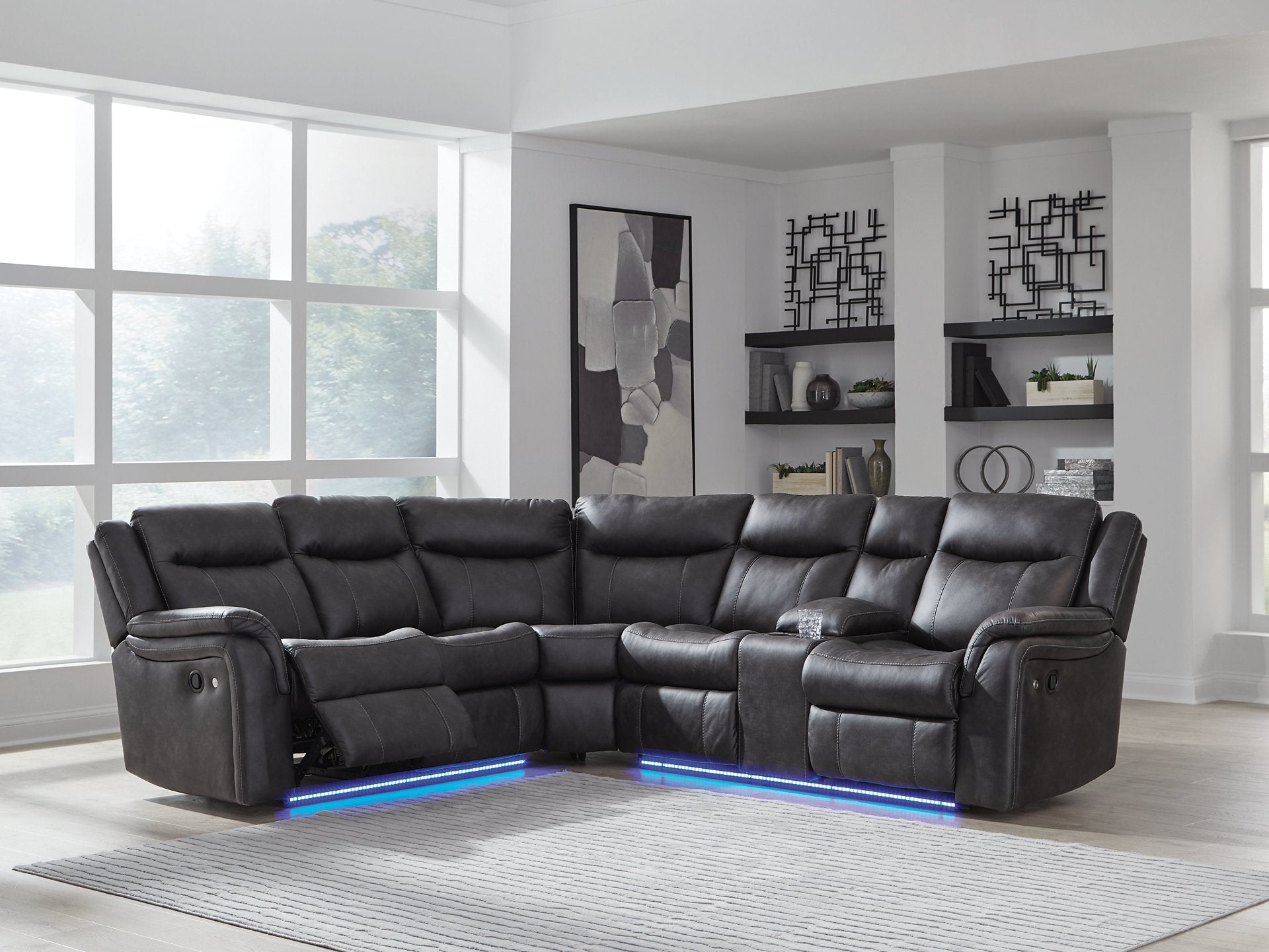 Sultan Meadow Reclining Sectional - Furniture 4 Less Outlet (Salinas,CA)