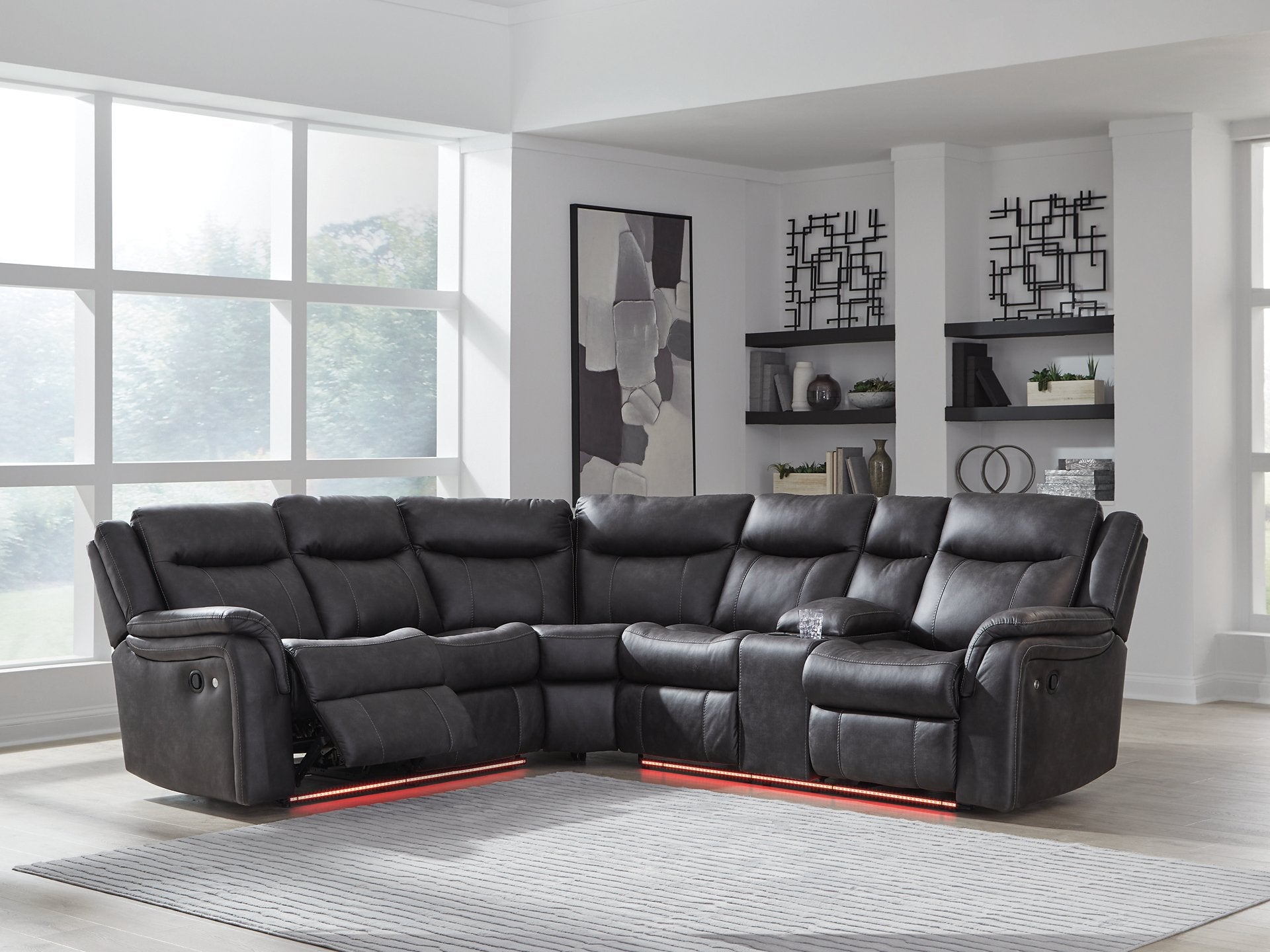 Sultan Meadow Reclining Sectional - Furniture 4 Less Outlet (Salinas,CA)