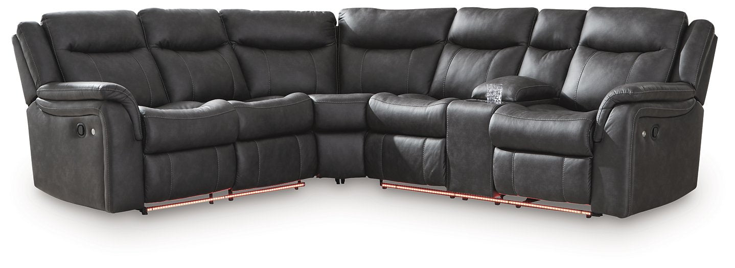 Sultan Meadow Reclining Sectional - Furniture 4 Less Outlet (Salinas,CA)