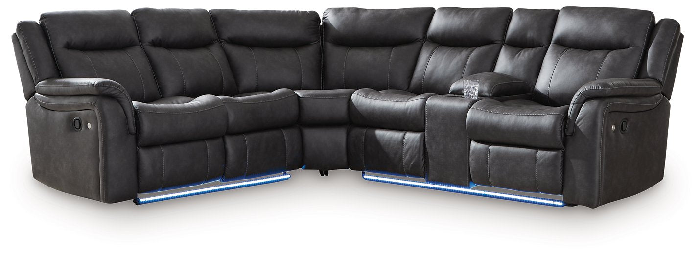 Sultan Meadow Reclining Sectional - Furniture 4 Less Outlet (Salinas,CA)