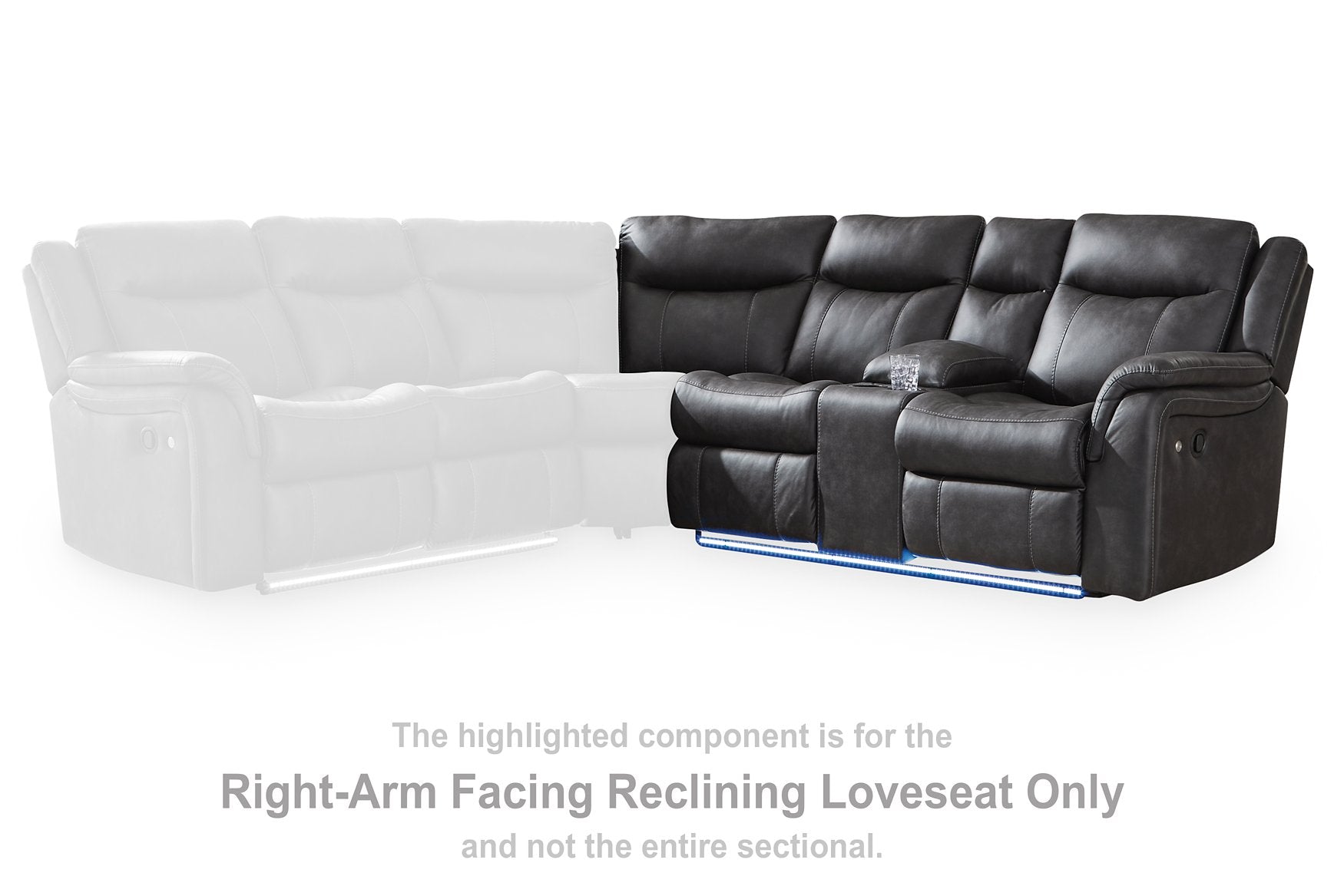 Sultan Meadow Reclining Sectional - Furniture 4 Less Outlet (Salinas,CA)