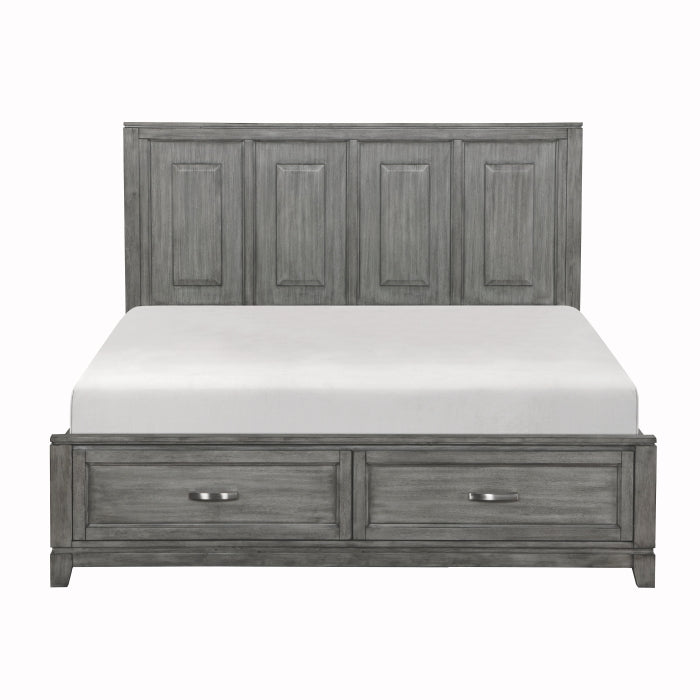 Garretson (3) Eastern King Platform Bed with Footboard Storage - Furniture 4 Less Outlet (Salinas,CA)