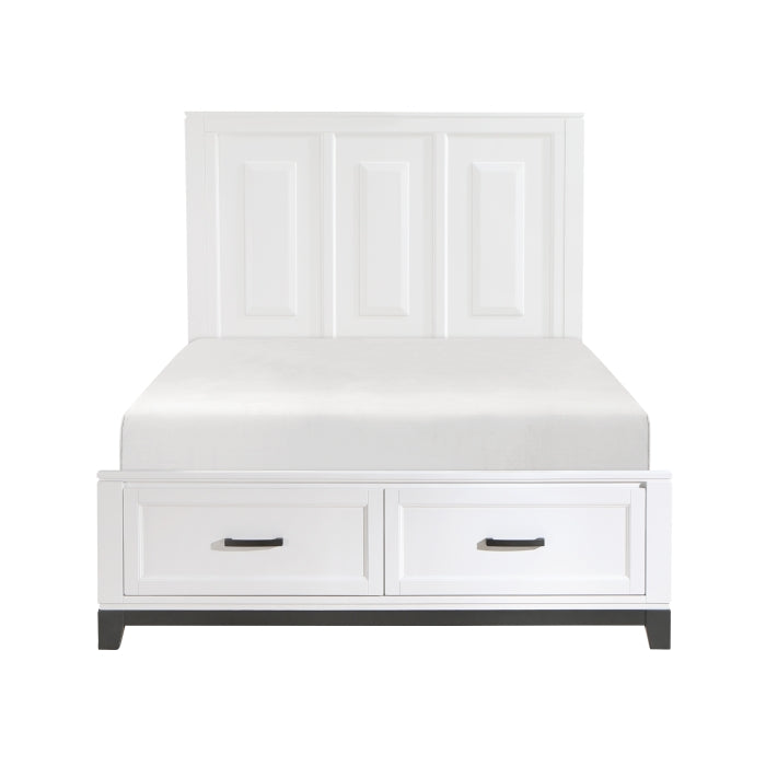 Garretson (3) Queen Platform Bed with Footboard Storage - Furniture 4 Less Outlet (Salinas,CA)